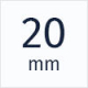 Pre hrúbku 20mm
