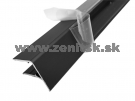 Ukončovací F profil na hr. 6mm z hliníku šedý antracit <br/><span...