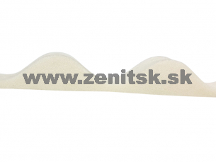 Spodné penové tesnenie k vlnitým doskám 