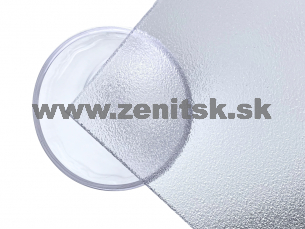 Plný polykarbonát Exolon mono štruktúra G číry 6mm   (šírka: 2100 mm, dĺžka: 5000 mm) 