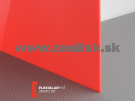 Červené plexisklo Plexiglas XT 3mm 3N670 (priep. 2%) <br/><span...
