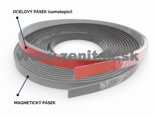 LGP kovový pásik samolepiaci pre magnetický rám LGP kovový pásik samolepiaci pre magnetický rám