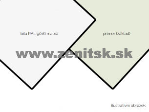 ACP BOND 3mm Al 0,12 biely mat RAL9016 / primer