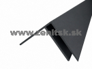 Predĺžený F profil na hr. 6mm z hliníku antracit (šedý) <br/><span...