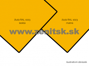 ZenitBOND 3mm Al 0,3 žltý lesk RAL1023 / žltý mat RAL1023