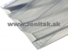 Trapézová polykarbonátová doska 76/18 číra štruktúra mikroprizma...
