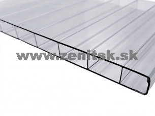 Komôrkový polykarbonát Exolon 2/16-30 číry Komôrkový polykarbonát Exolon 2/16-30 číry